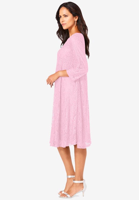 Lace Swing Dress, , alternate image number null