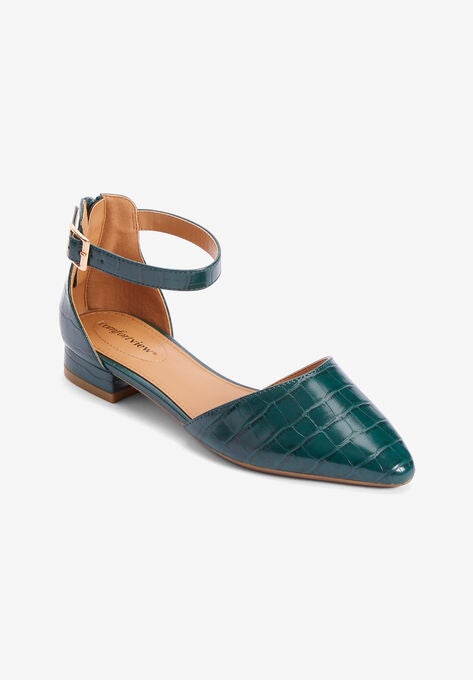 The Loucia Pump, EMERALD CROCO, hi-res image number null
