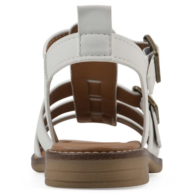 Mayday Gladiator Sandal, WHITE SMOOTH, on-hover image number 1
