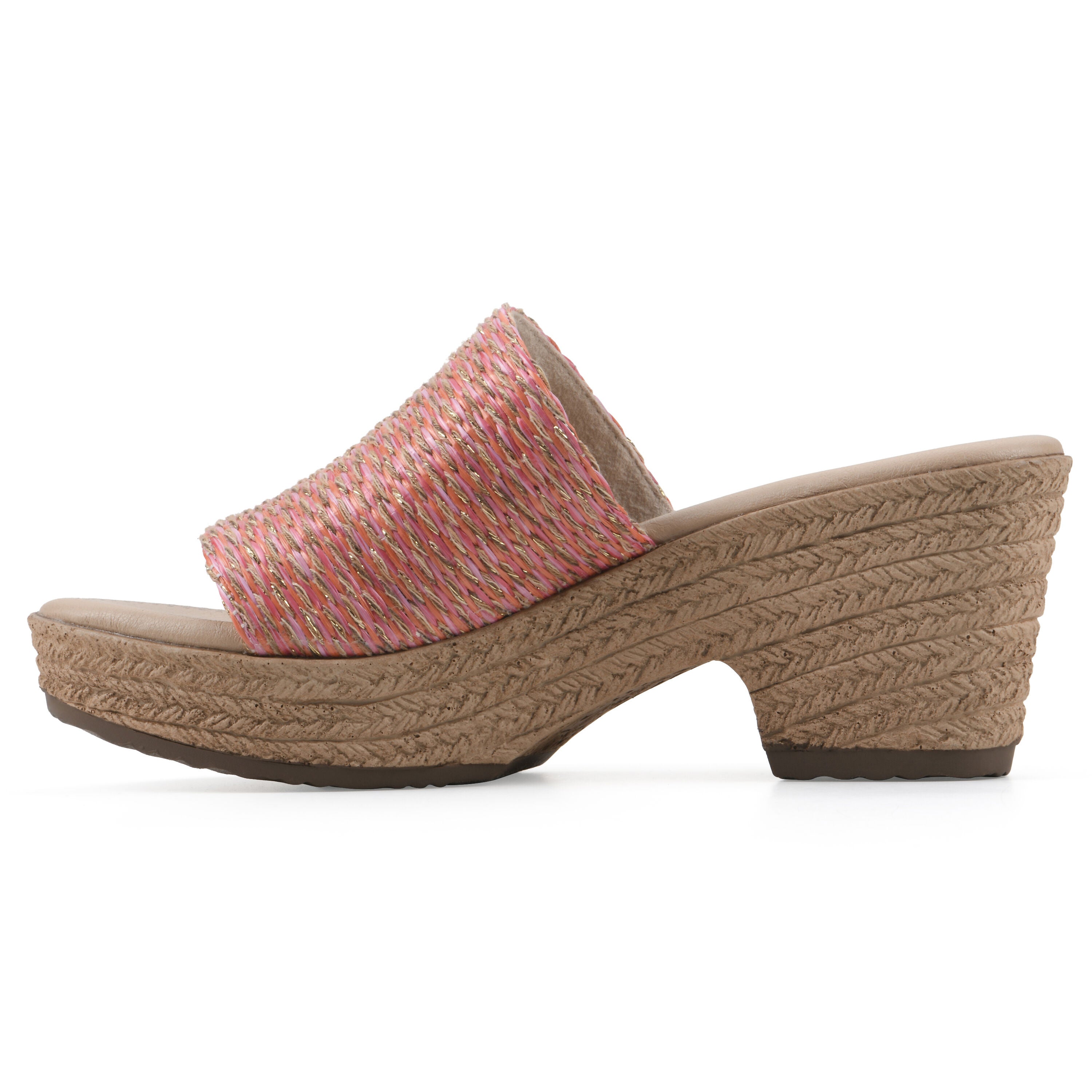 Biancia Wedge Sandal, MANGO METALLIC, alternate image number 3
