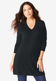 CashMORE Collection V-Neck Sweater