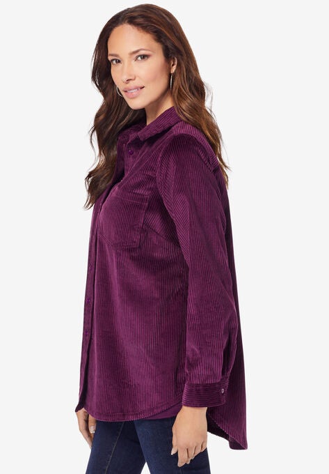 Corduroy Big Shirt, , alternate image number null