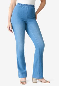 High Waist Bootcut Jeans Plus Size