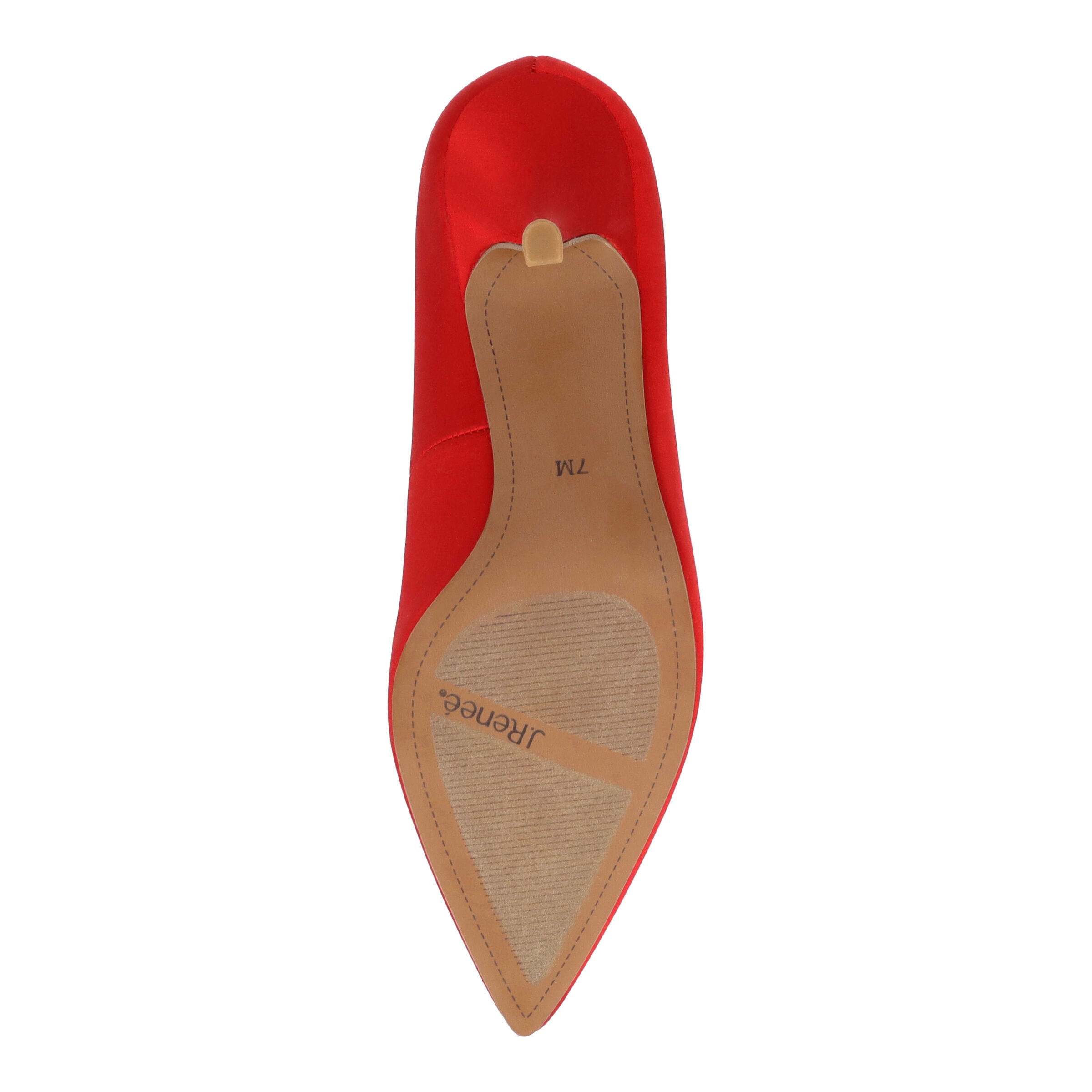 Ezara Slip-On Pump, RED, alternate image number 6