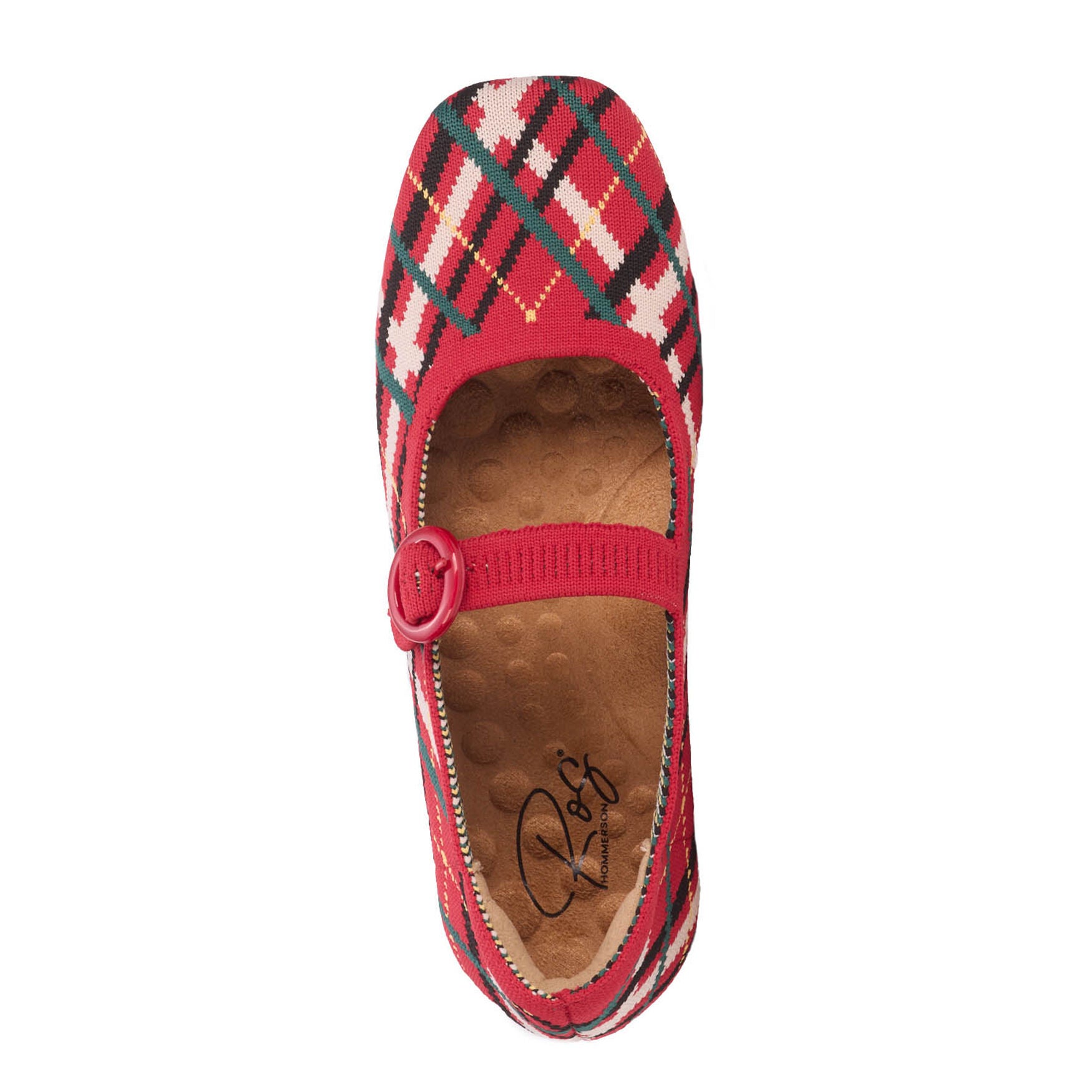 Naomi Mary Jane Stretch Flat, TARTAN PLAID, alternate image number 5