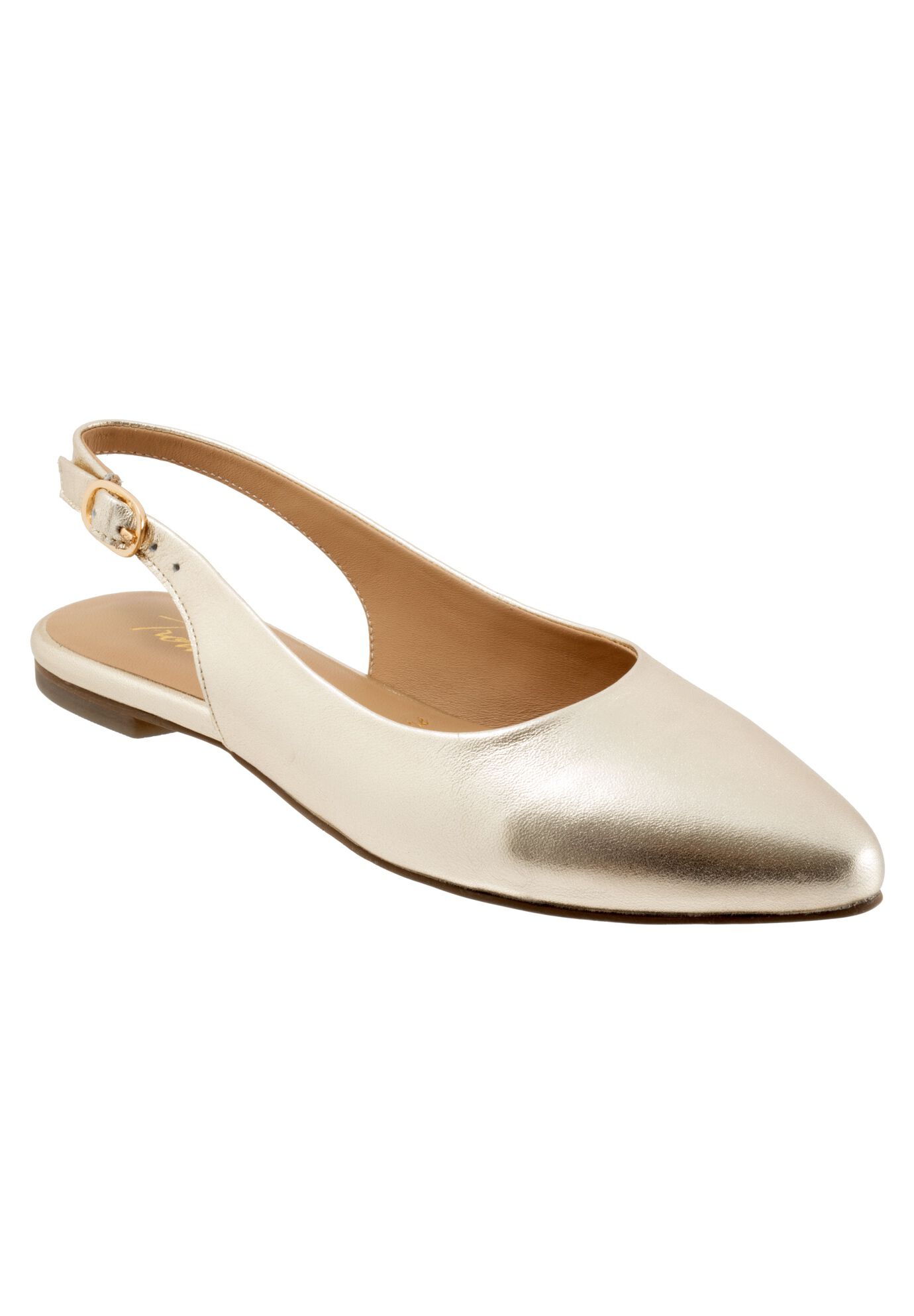 Evelyn Sling Back Flats, CHAMPAGNE, hi-res image number 0