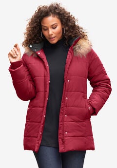 Classic Length Quilted Puffer Jacket