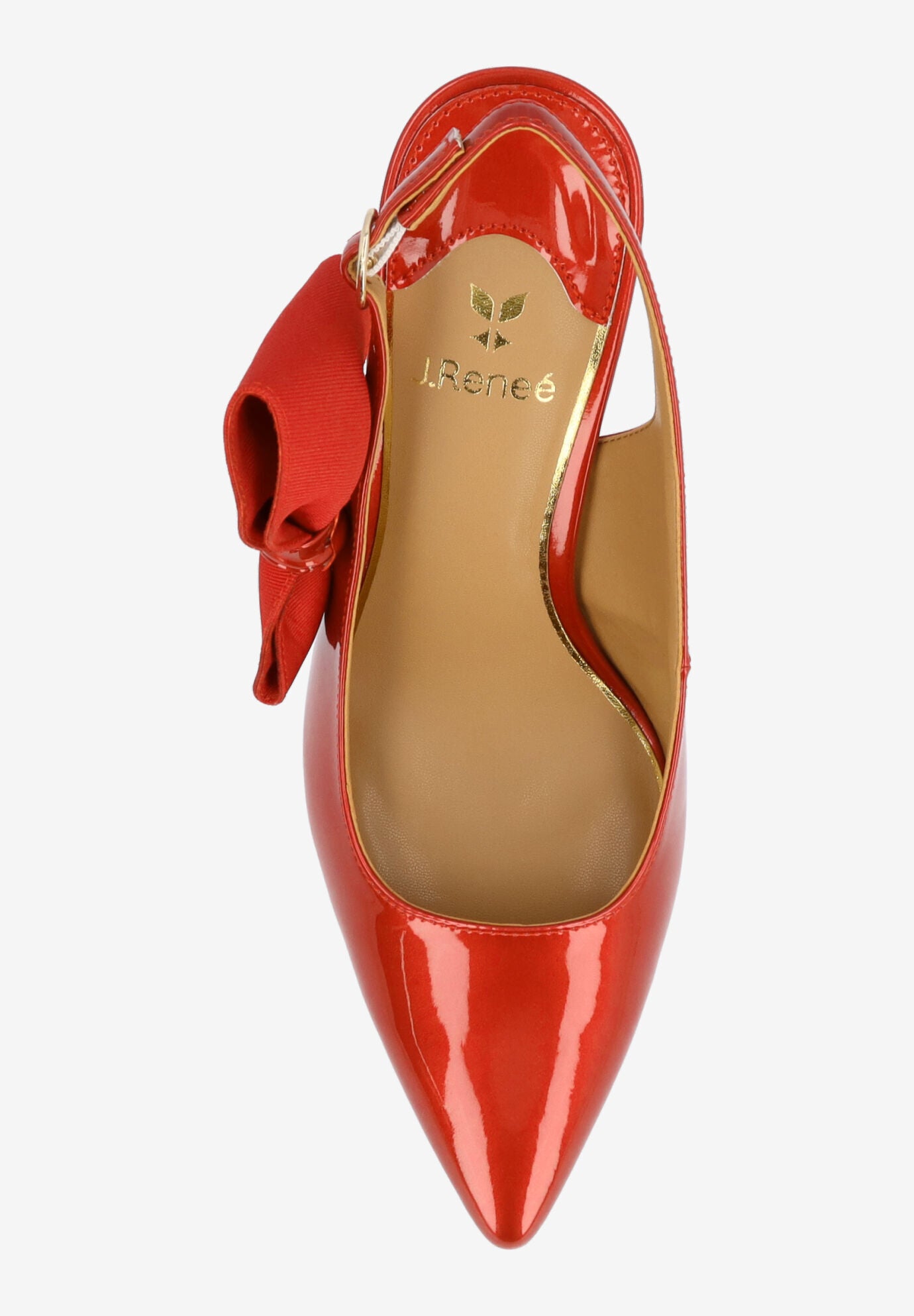 Rowin Slingback Pump, RED, alternate image number 2