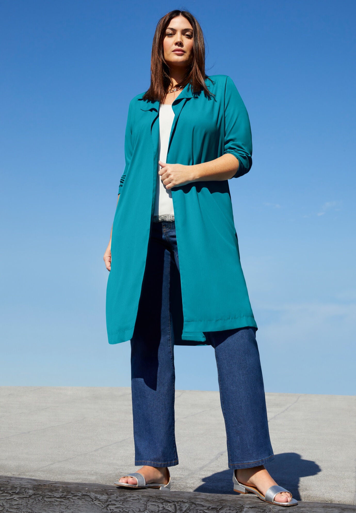 Lightweight Duster Jacket Roaman s