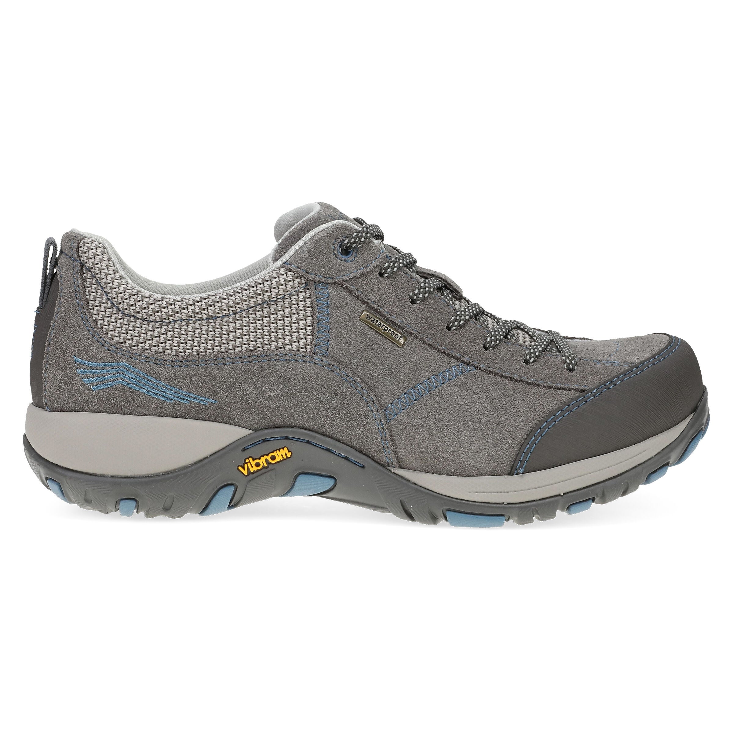 Paisley Laceup Waterproof Outdoor Shoe, GREY, alternate image number 4