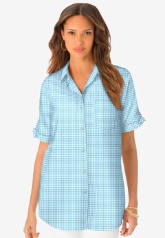 French Check Big Shirt