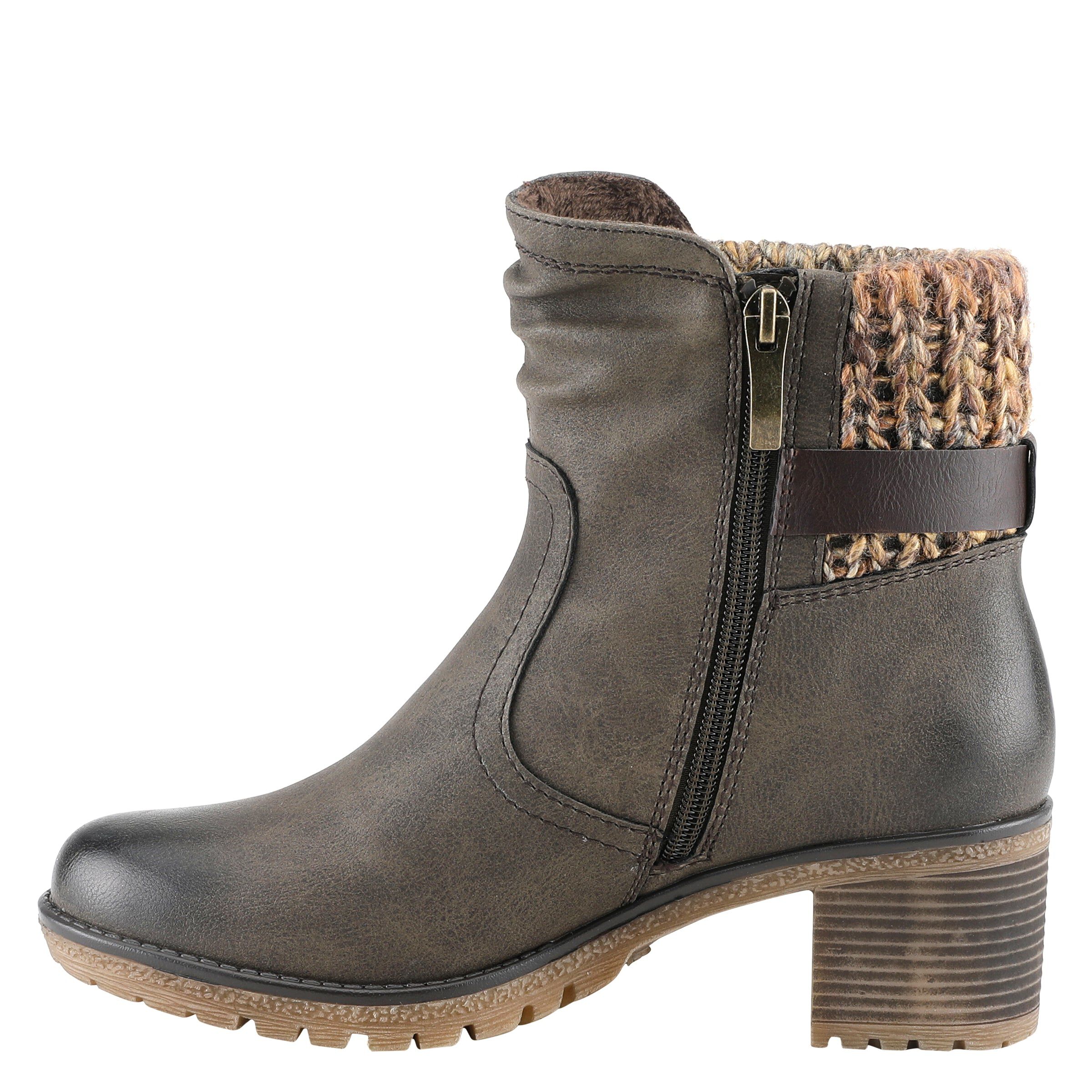 Rene Booties, OLIVE GREEN, alternate image number 2
