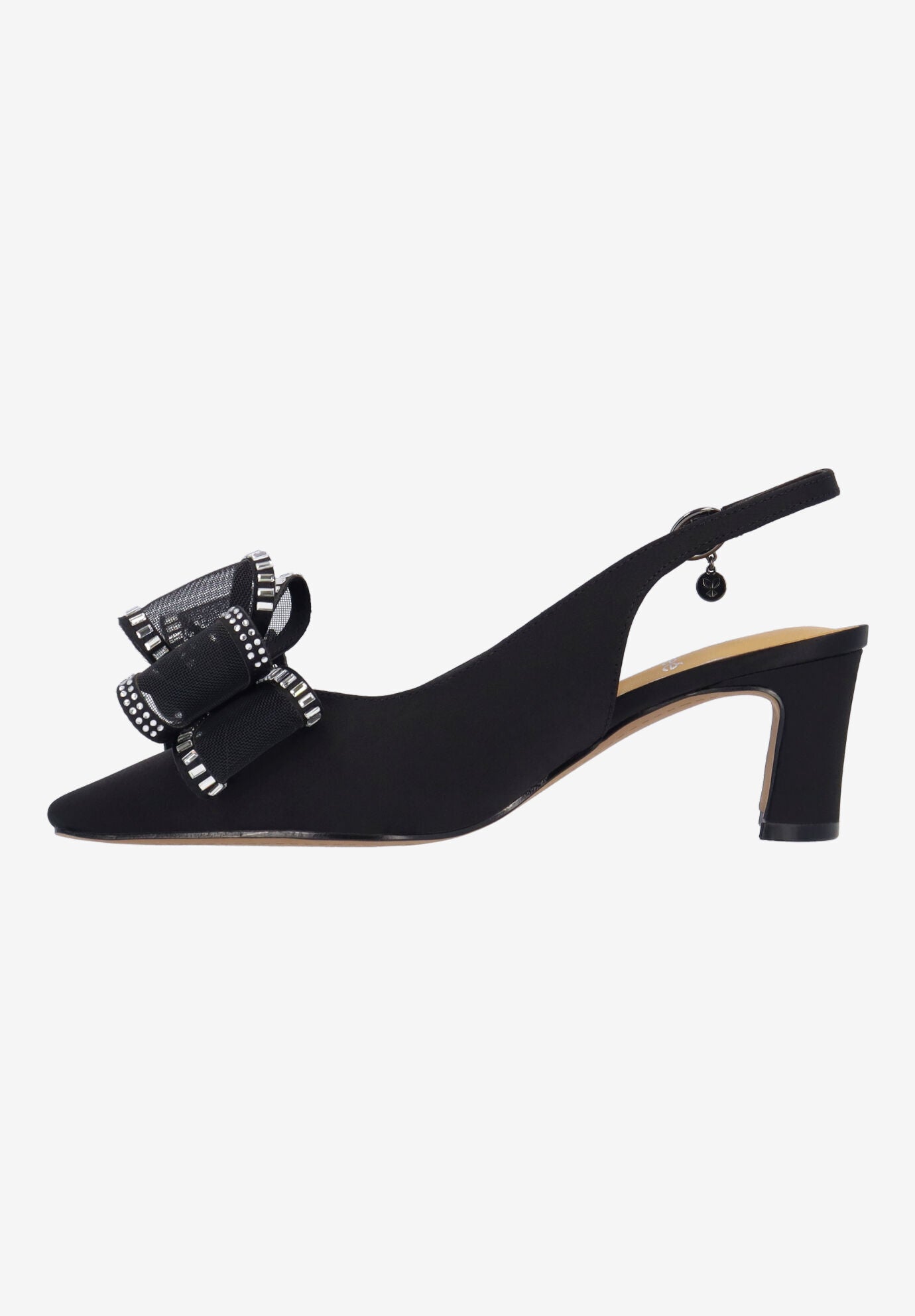 Kalindra Sling Back Pump, BLACK, alternate image number 4