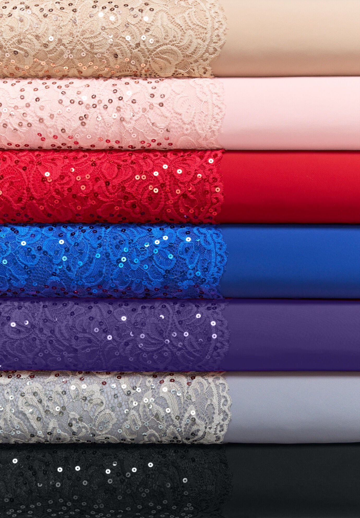 Plus Size Sparkle Lace Popover A-Line Gown with 3/4 Sleeves, , alternate image number 3