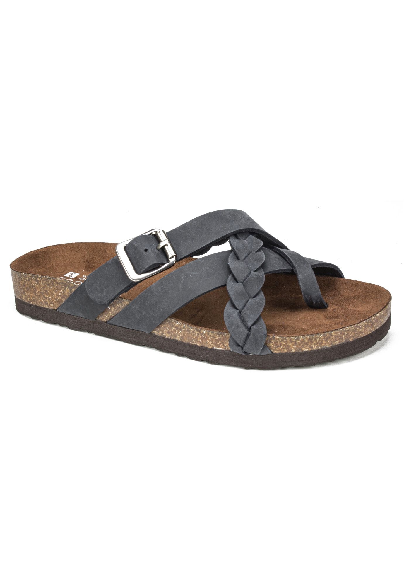 Harrington Leather Sandal , BLACK NUBUCK, hi-res image number 0