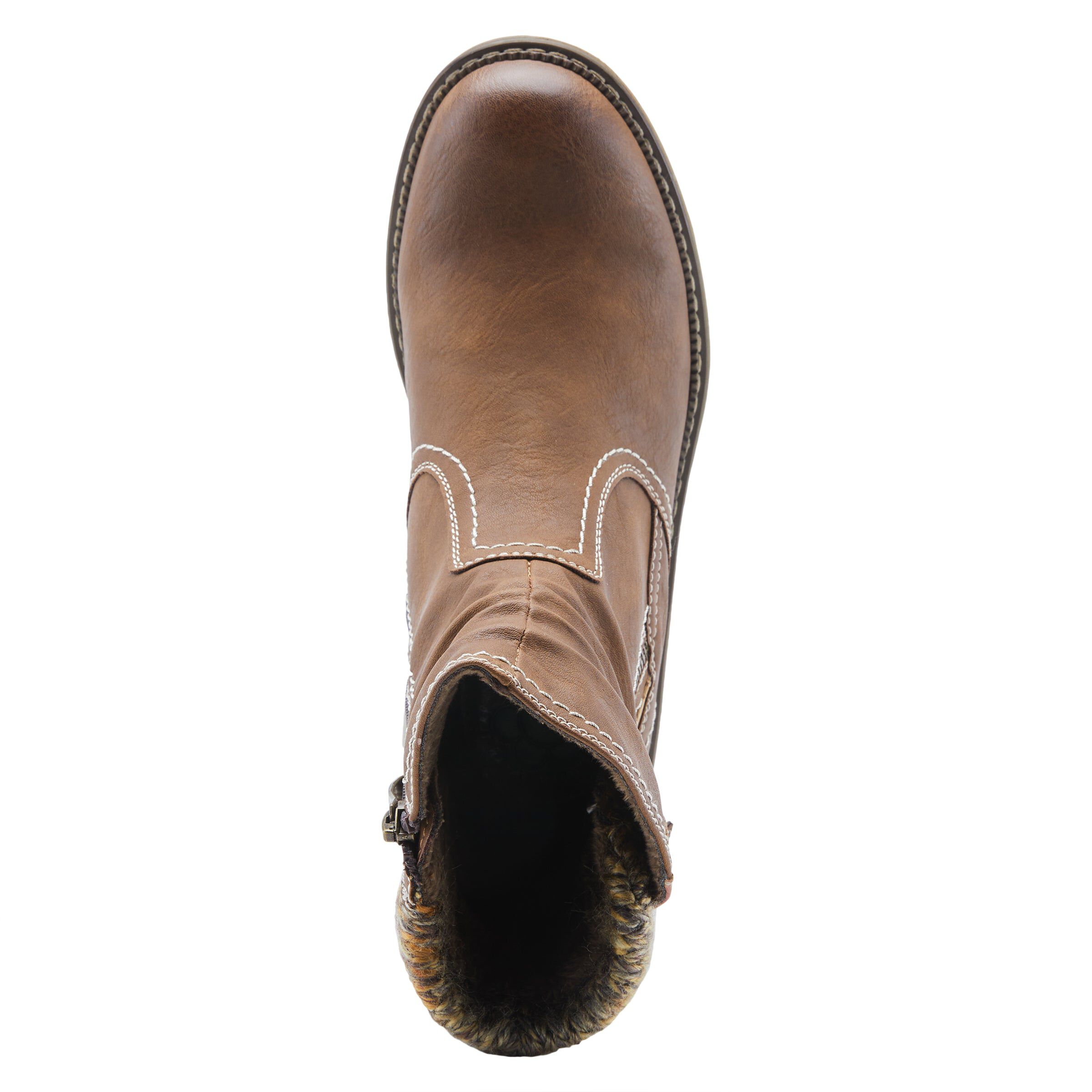 Wibea Booties, BROWN, alternate image number 3