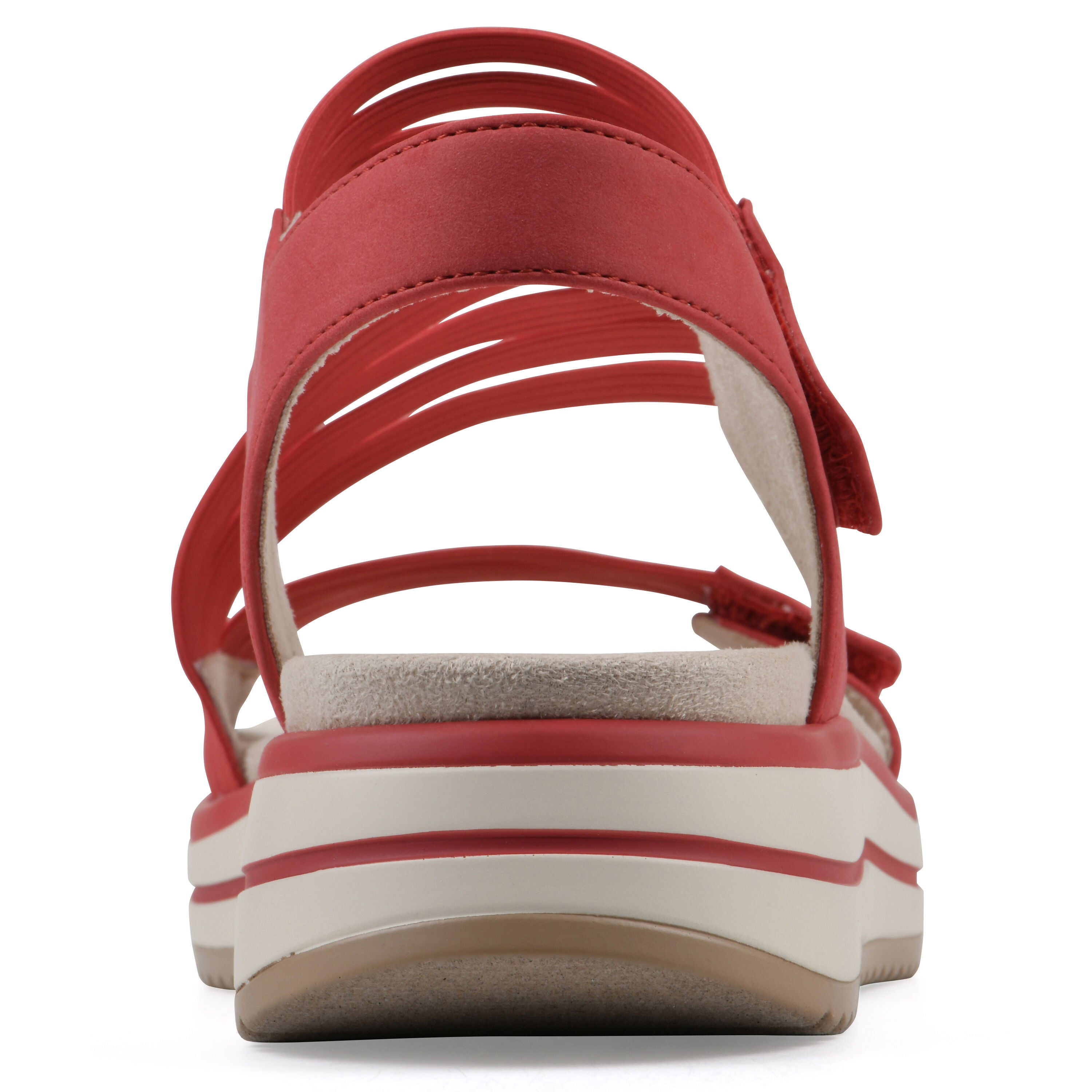 Hapford Athleisure Sandal, RED NUBUCK, on-hover image number 1
