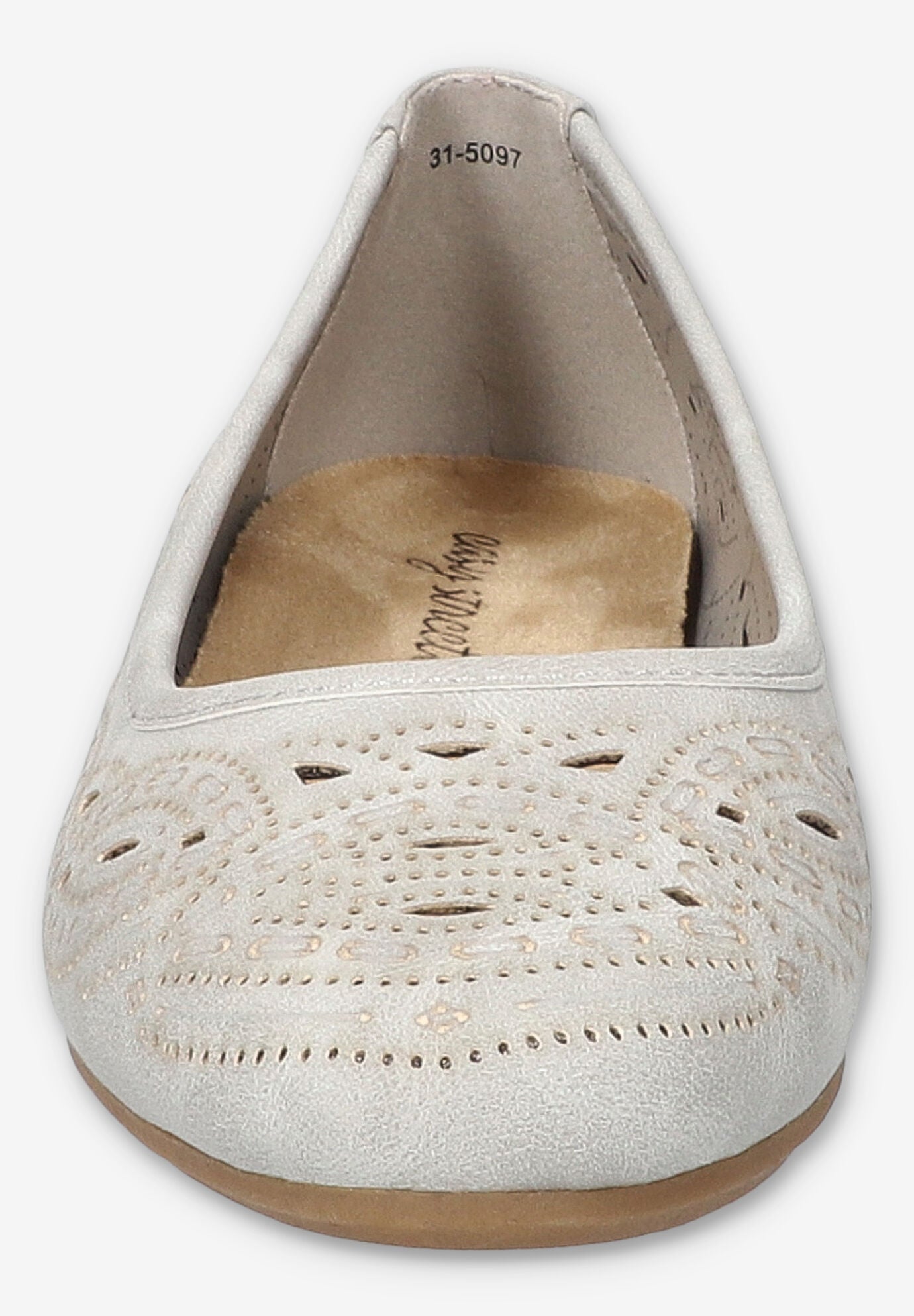 Jackie Ballet Flat, GREY, on-hover image number 1