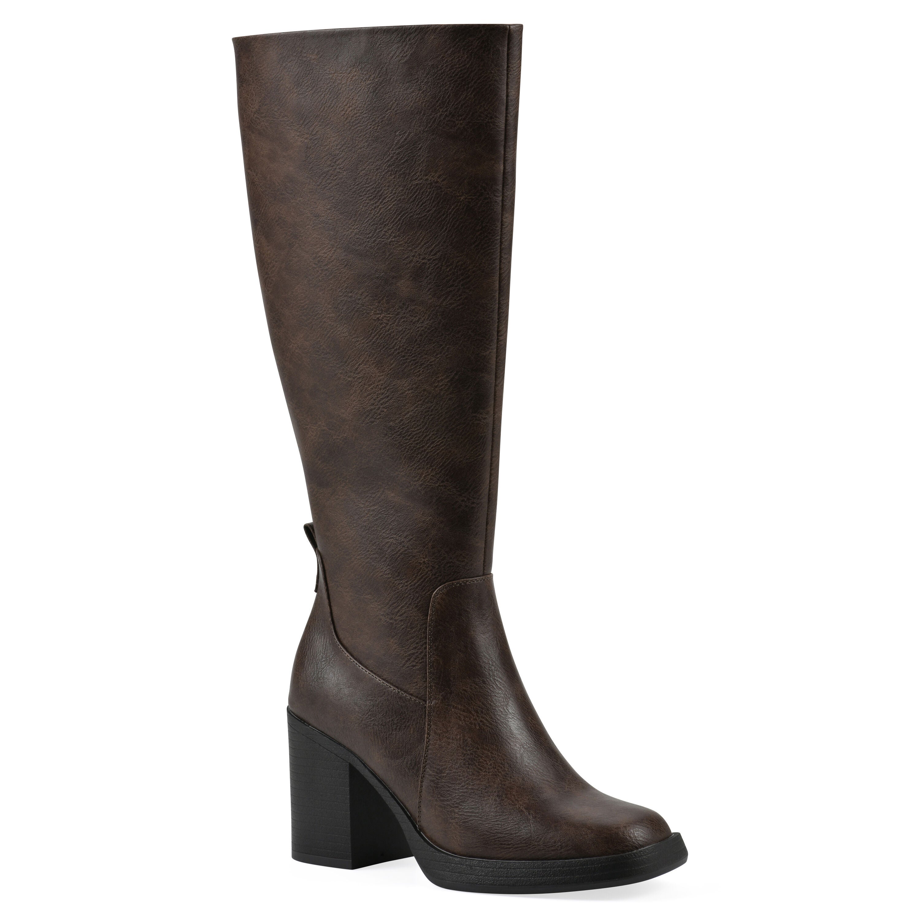 Mackle Tall Shaft Block Heel Boot, MOCHA SMOOTH, hi-res image number 0