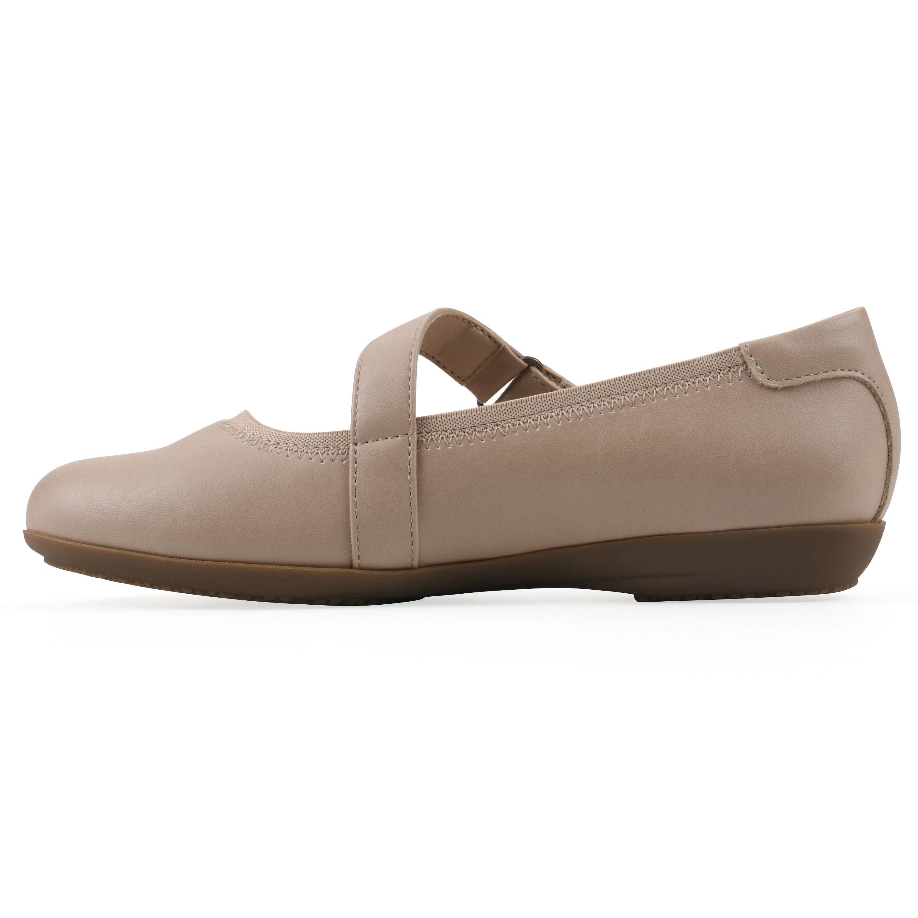 Carwen Ballet Flat, NATURAL SMOOTH, alternate image number 3