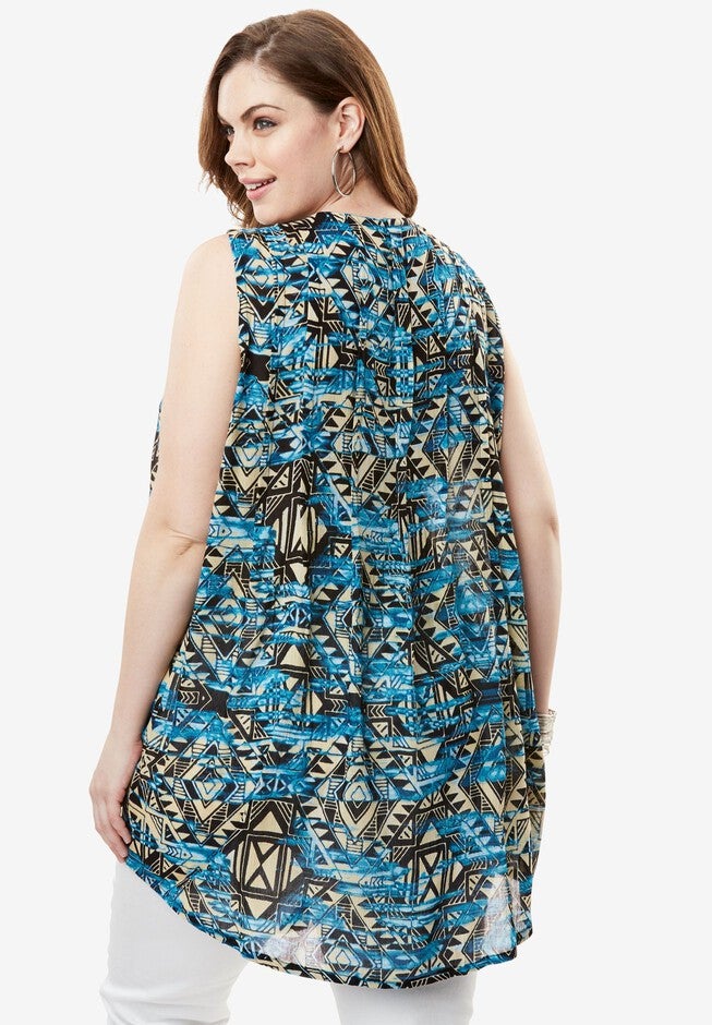 Sleeveless Angelina Tunic, , alternate image number null
