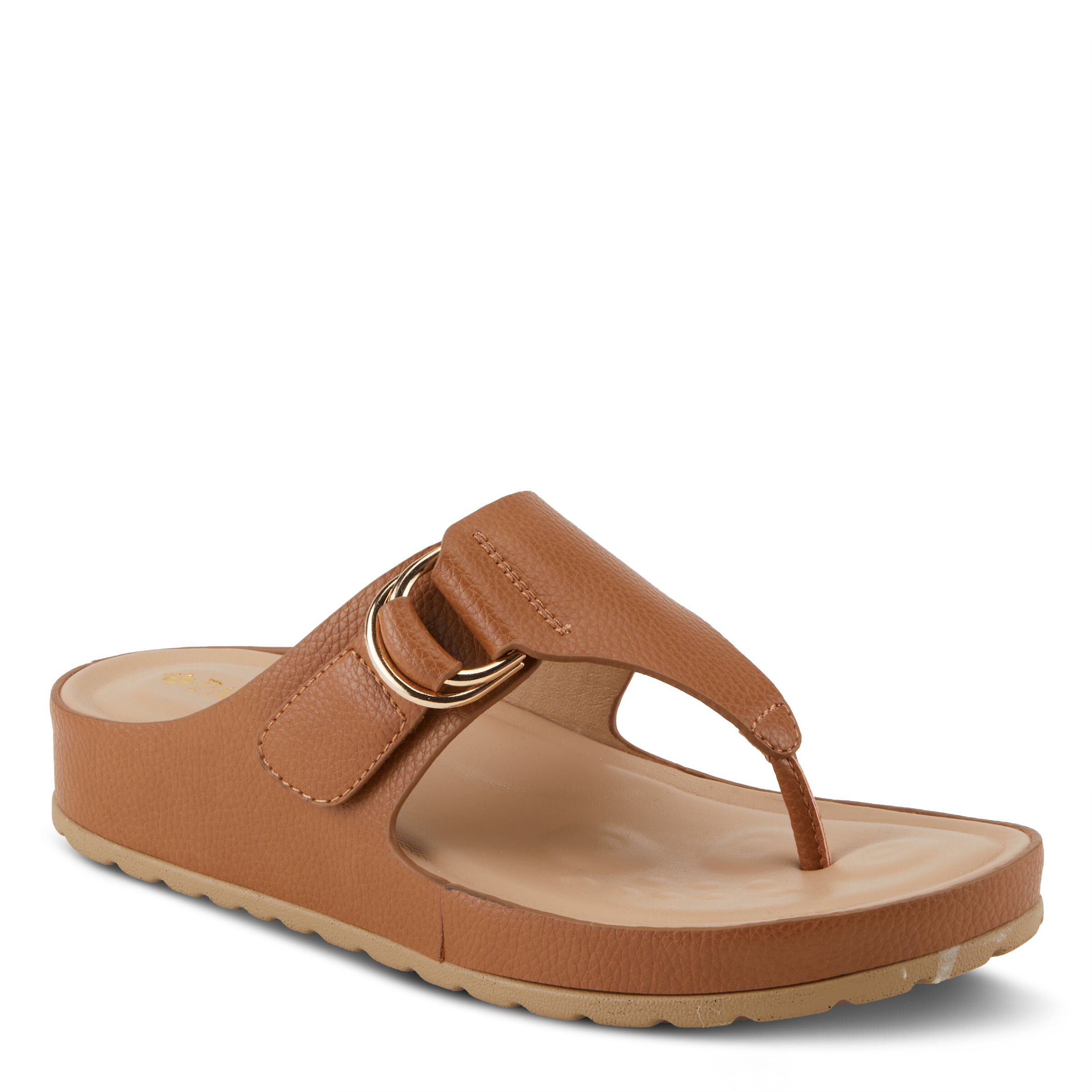 Rozeta Thong Sandal, CAMEL, hi-res image number 0