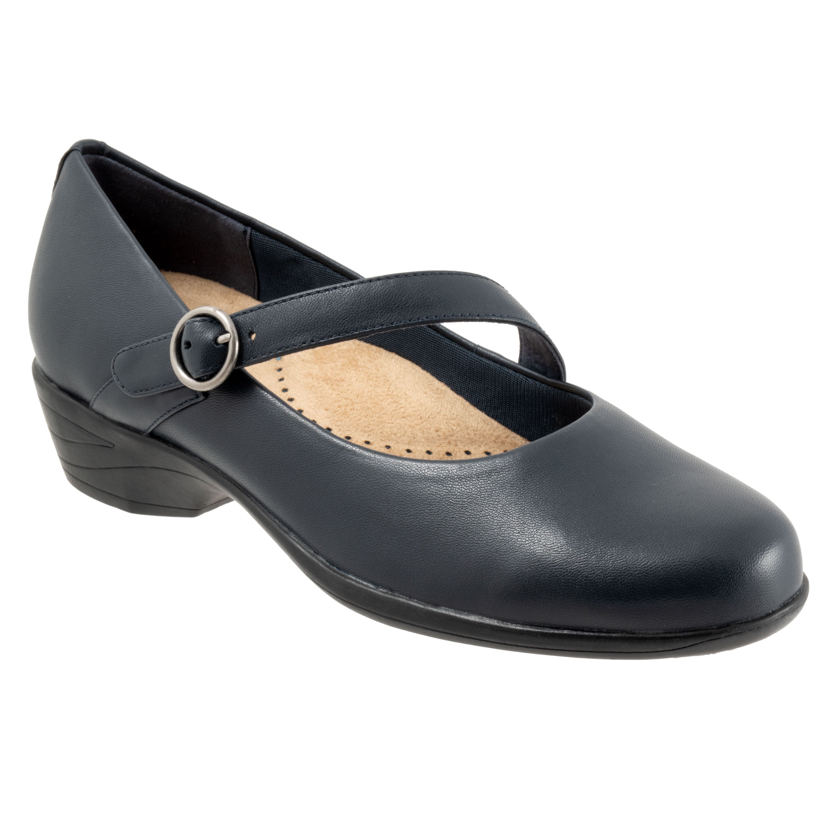 Rochelle Flat, NAVY, hi-res image number 0