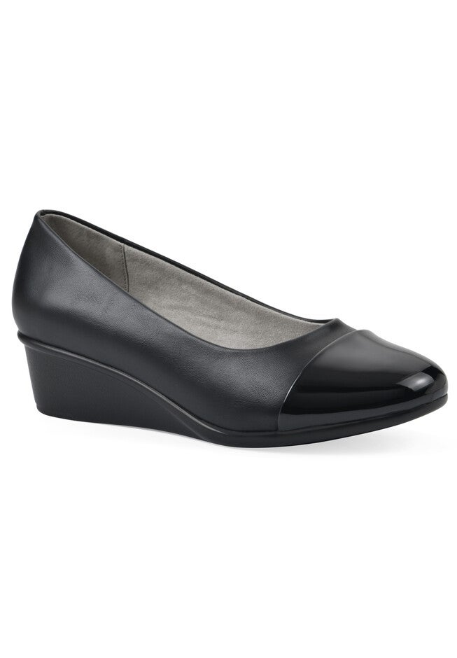 Bolivia Wedge, BLACK SMOOTH, hi-res image number 0