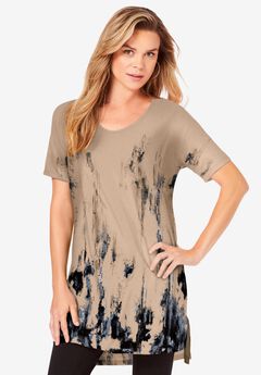 Printed Textured Tunic