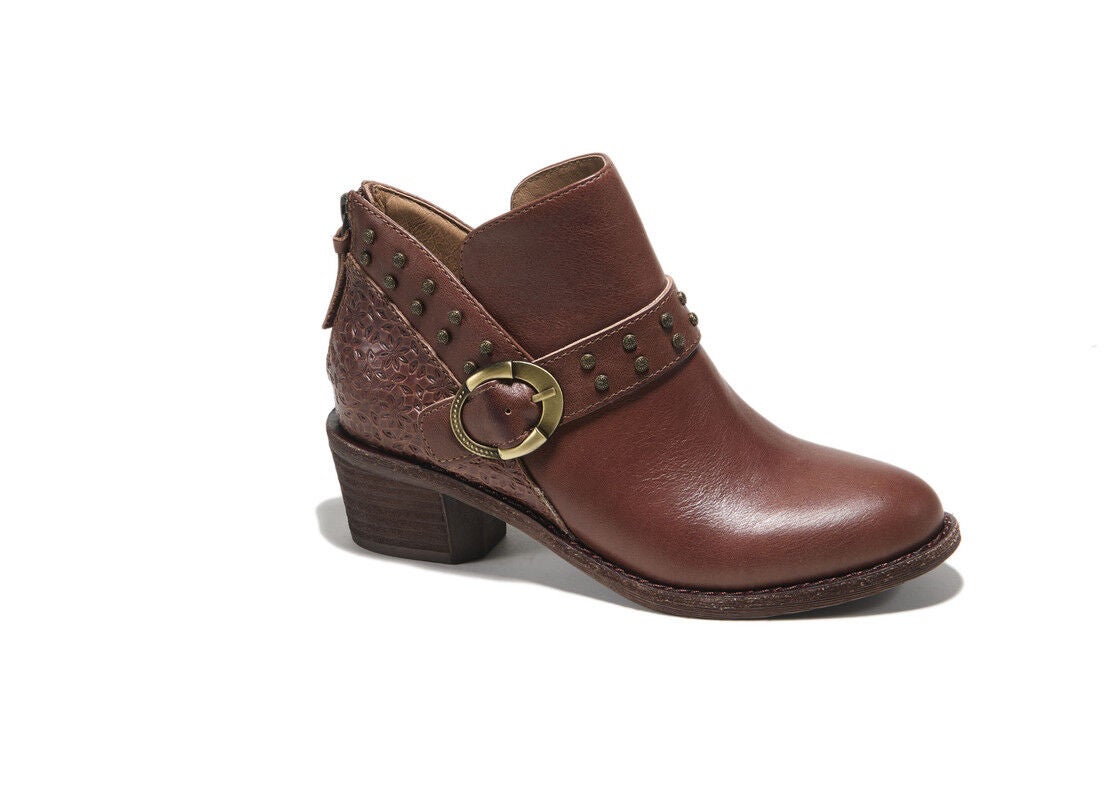Melania Slip-On Bootie, BROWN, alternate image number 2