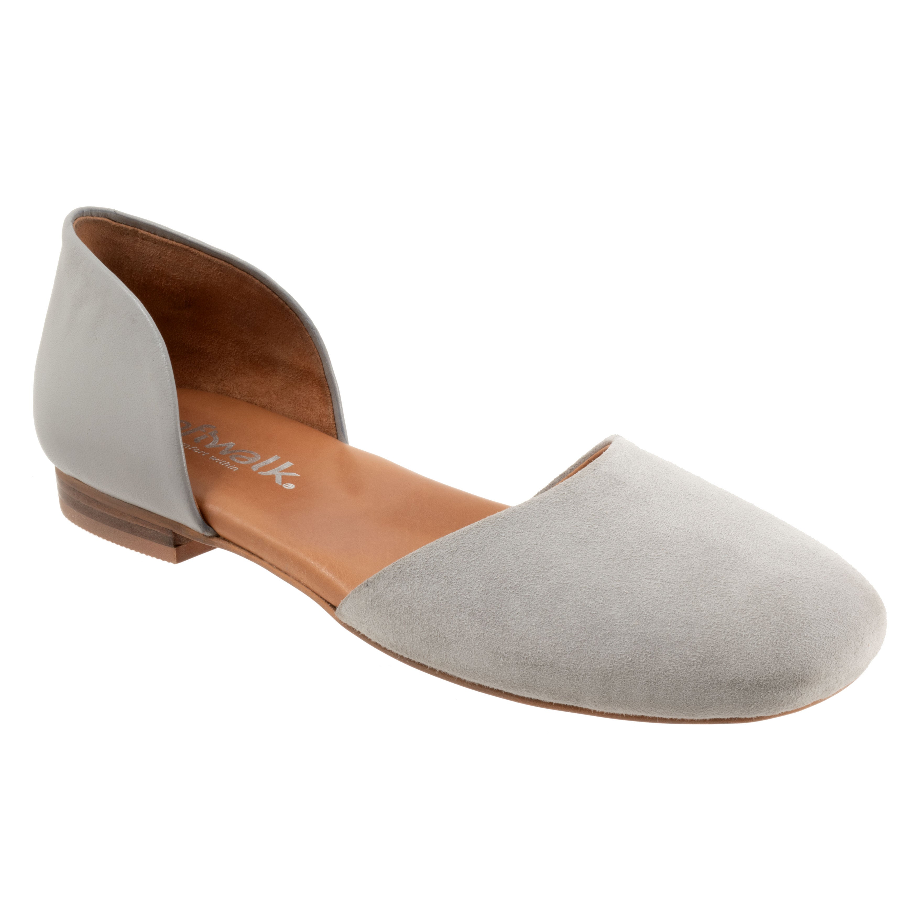 Kamari Flat, MID GREY SUEDE, hi-res image number 0