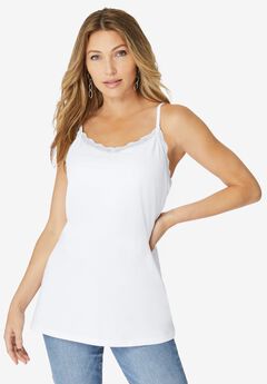 Lace Trim Bra Cami