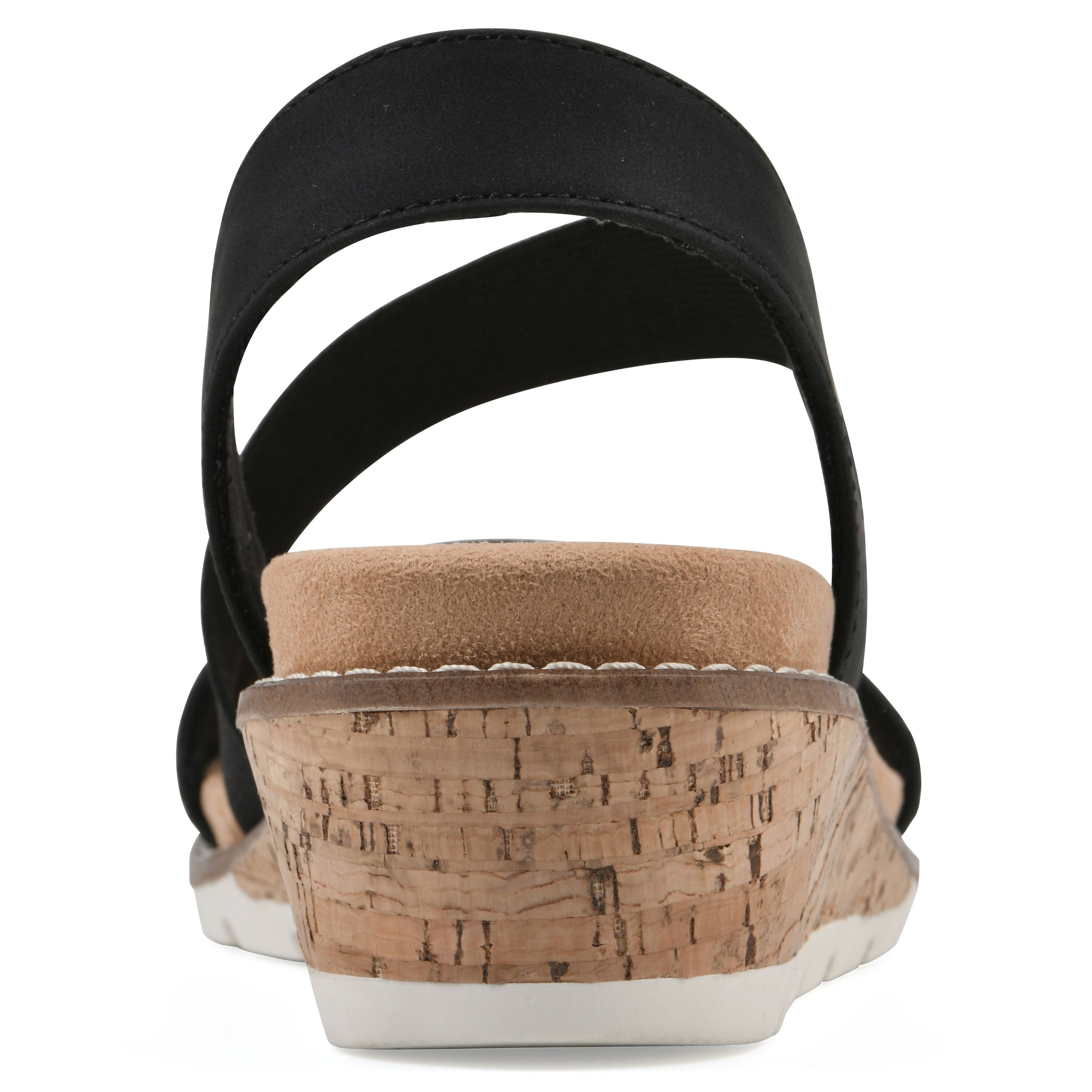 Tinnley Wedge Sandal, BLACK NUBUCK, on-hover image number 1