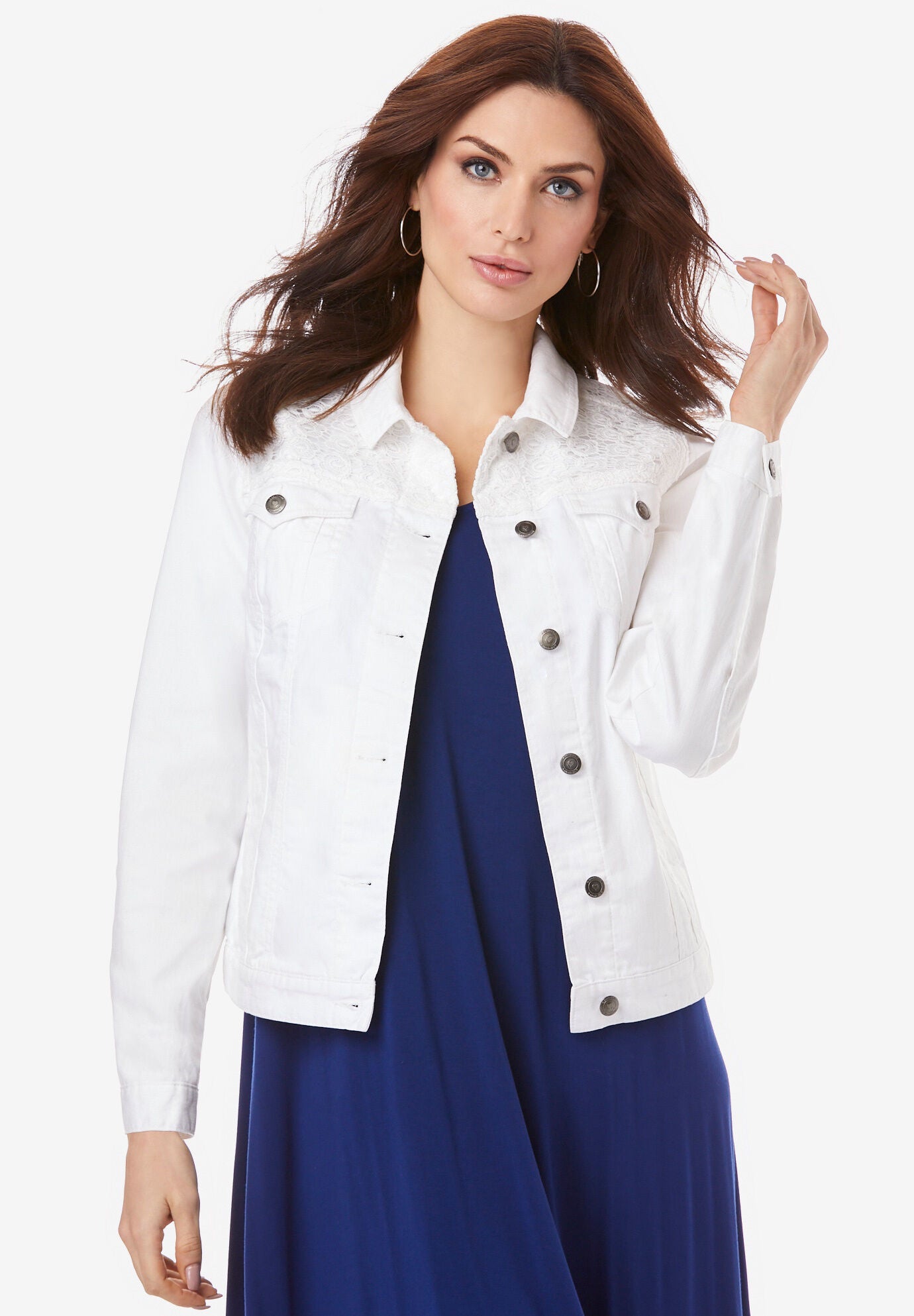 Roamans denim jacket outlet