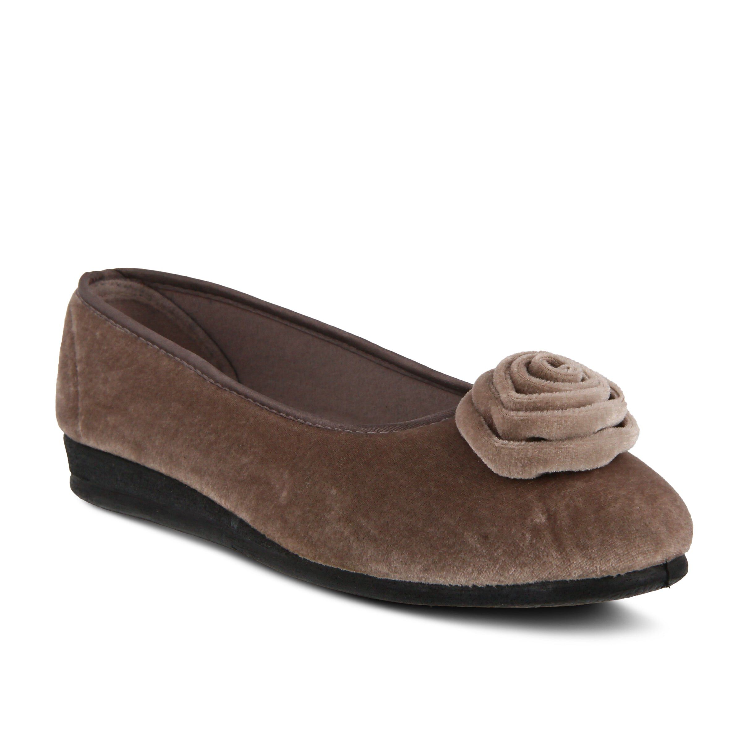 Roseloud Closed Back Slipper, LIGHT GREY, hi-res image number 0