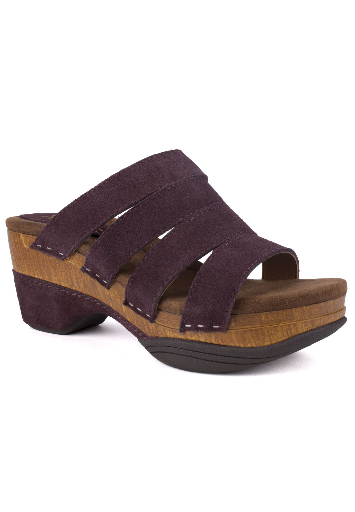 Montana Sandal by White Mountain, BURGUNDY, hi-res image number 0