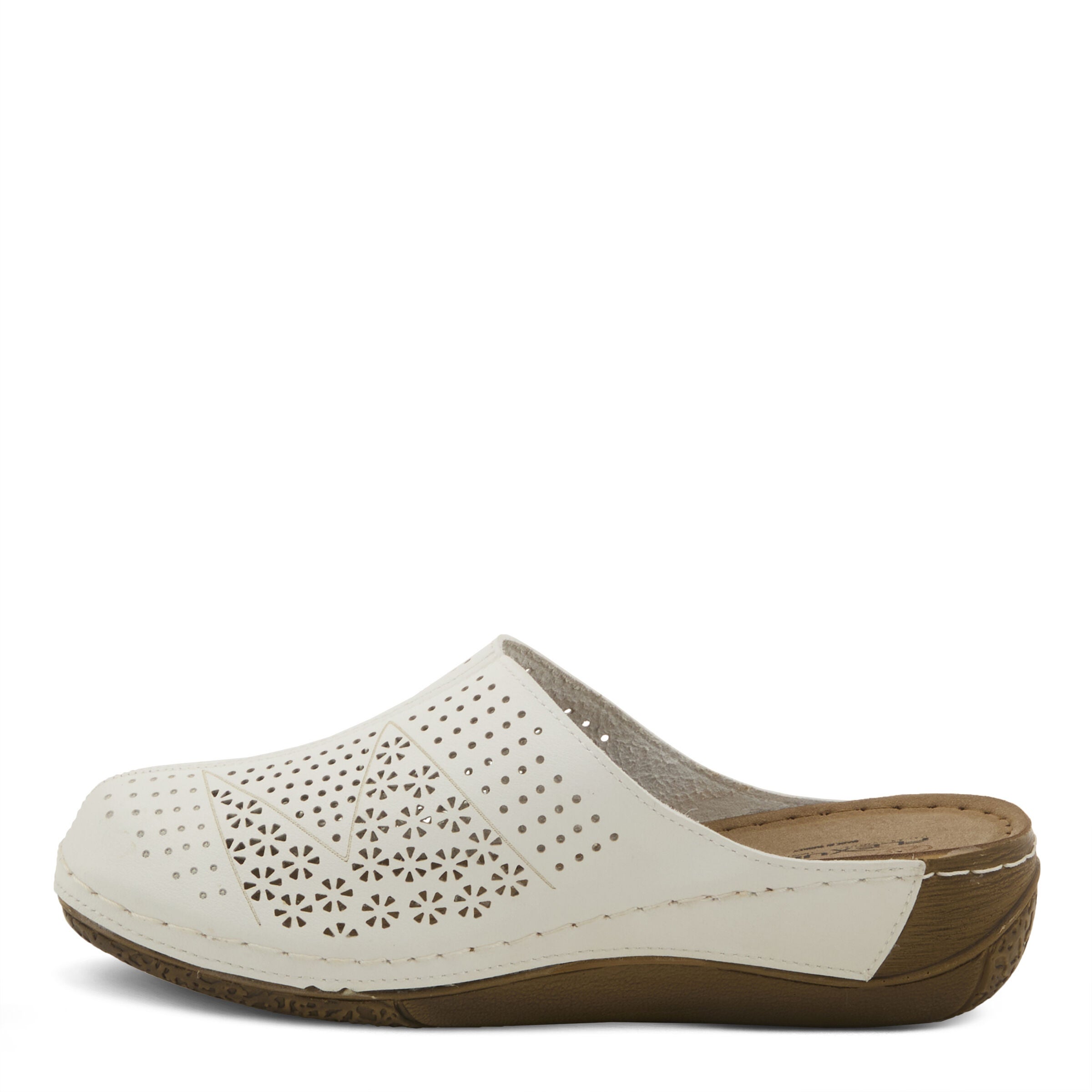 151390 Slide Sandal, WHITE, alternate image number 2