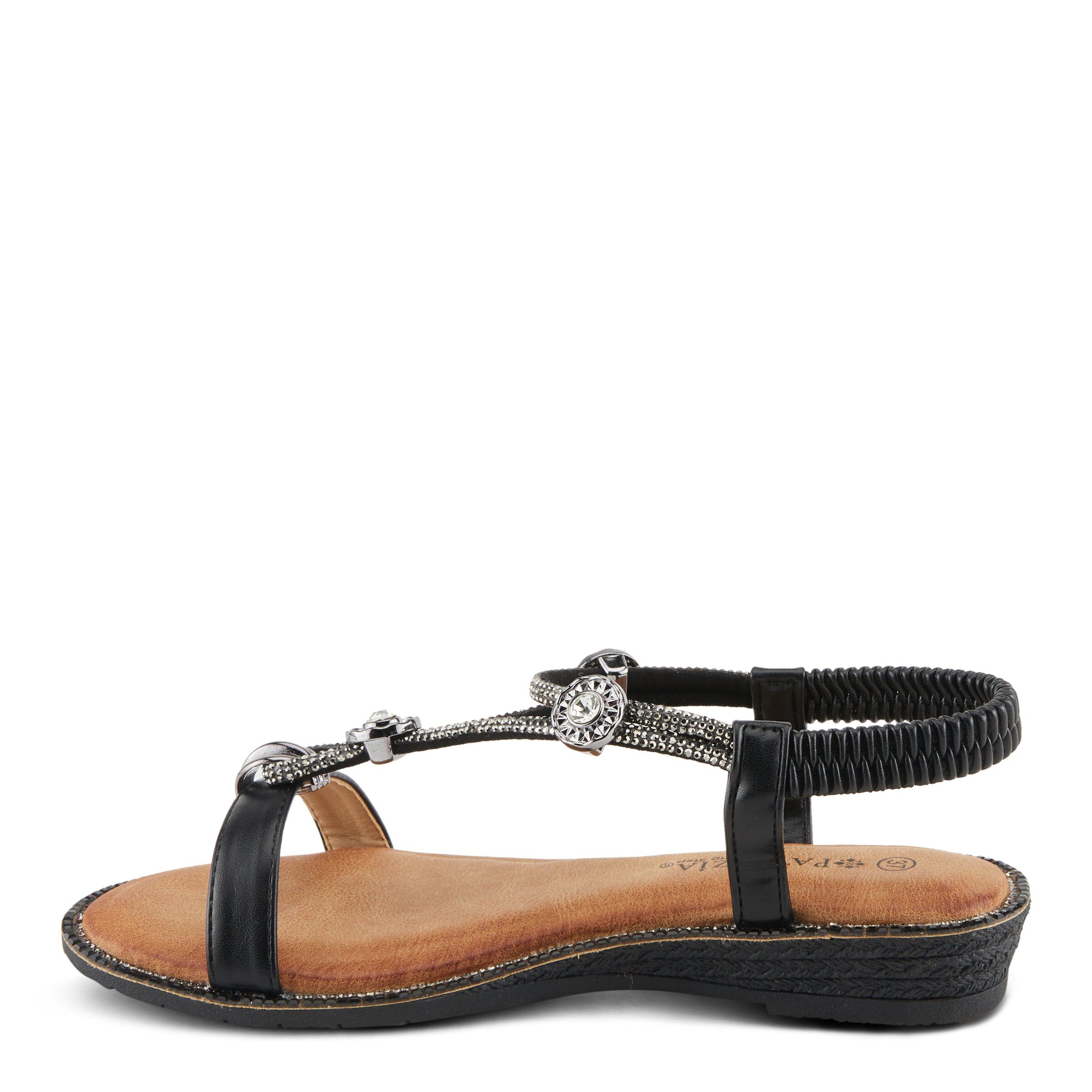 Charmer Flat Sandal, BLACK, alternate image number 2