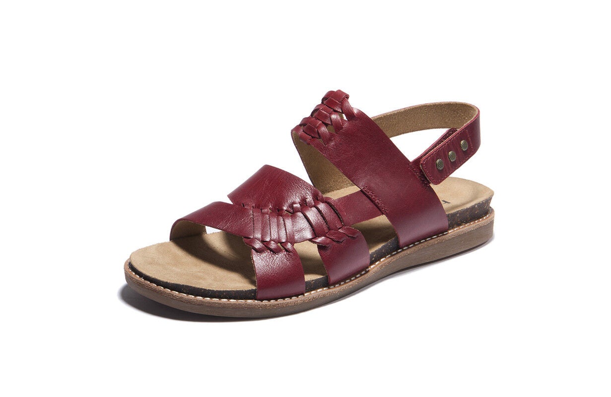 Bella Cork Bottom Sandal, DK.RED, hi-res image number 0