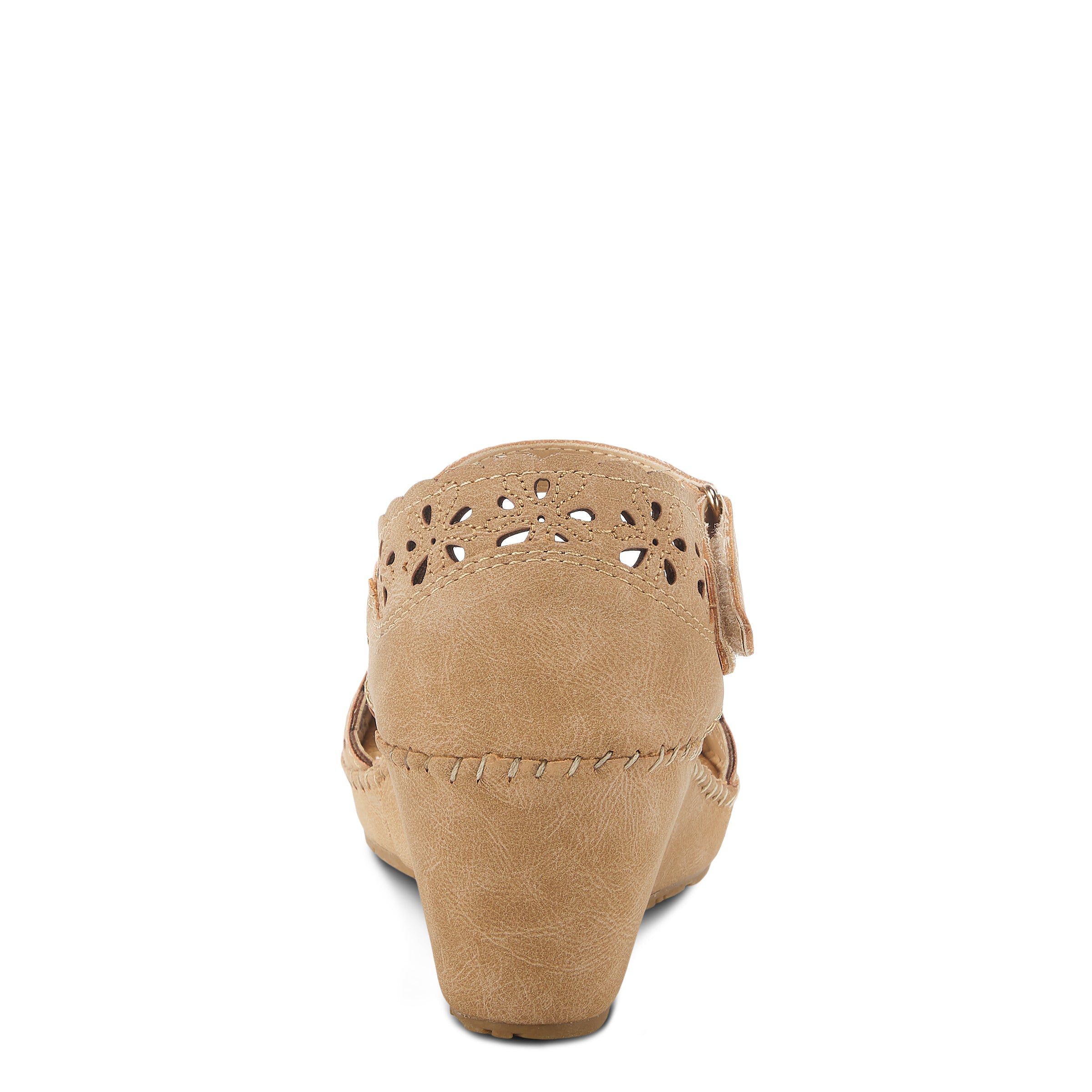 Gennina Closed Back Wedge Sandal, TAN, on-hover image number 1