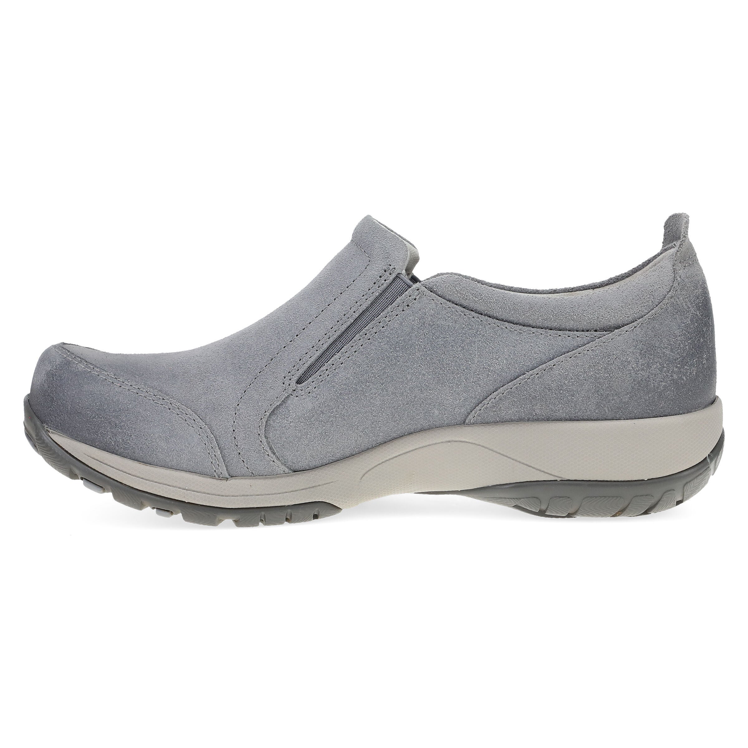 Pippy Suede Waterproof Slip On Sneaker, GREY, alternate image number 6