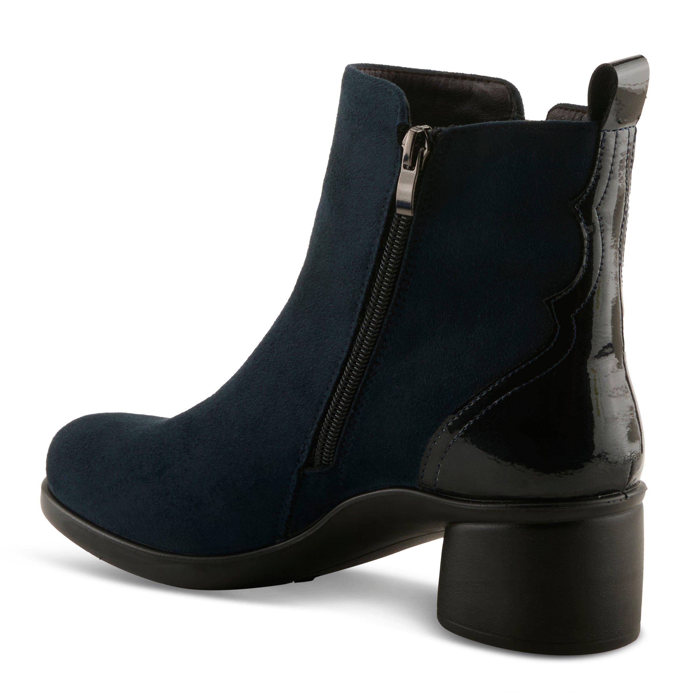 Carawey Booties, NAVY, alternate image number 6