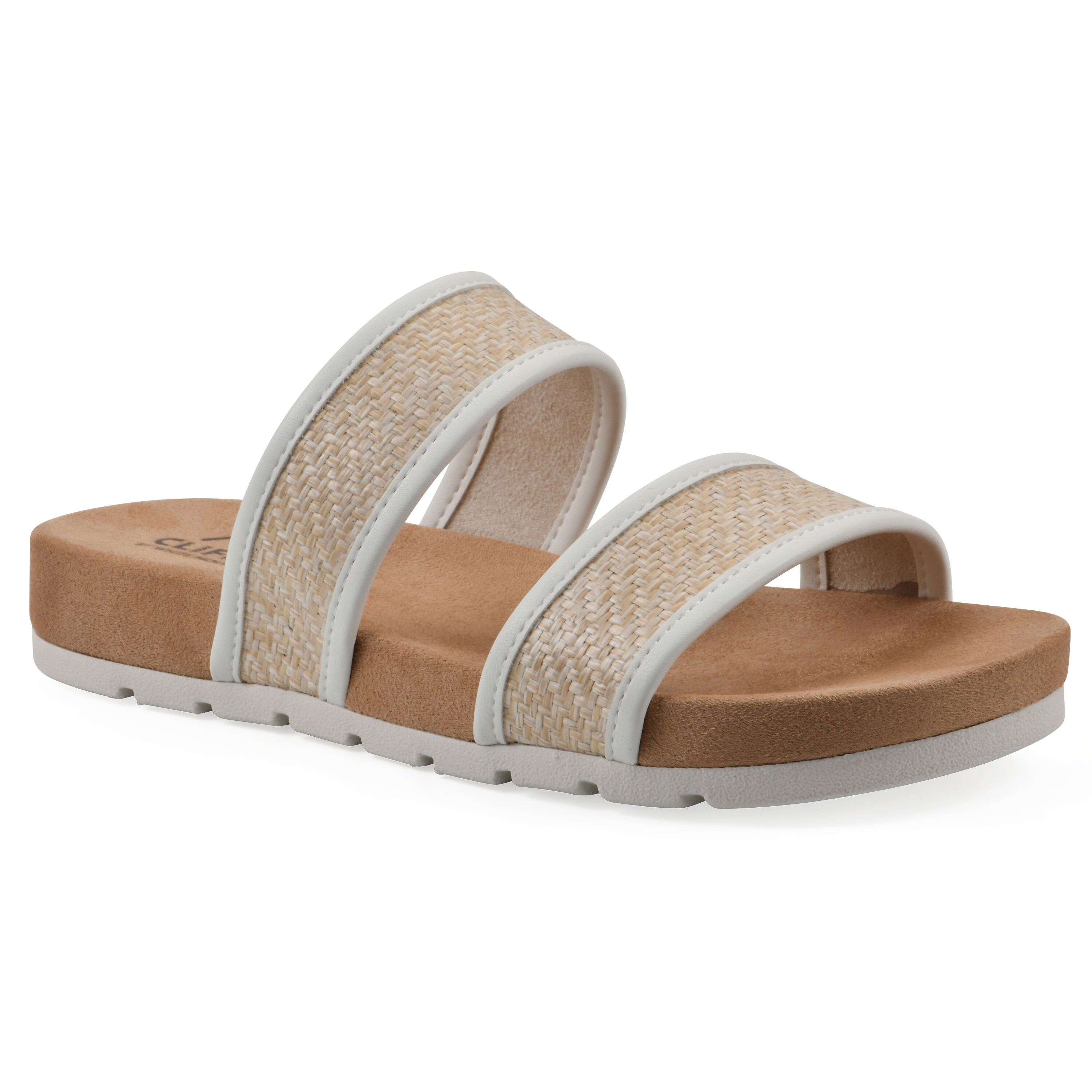 Tropical Slide Sandal, WHITE SMOOTH, hi-res image number 0