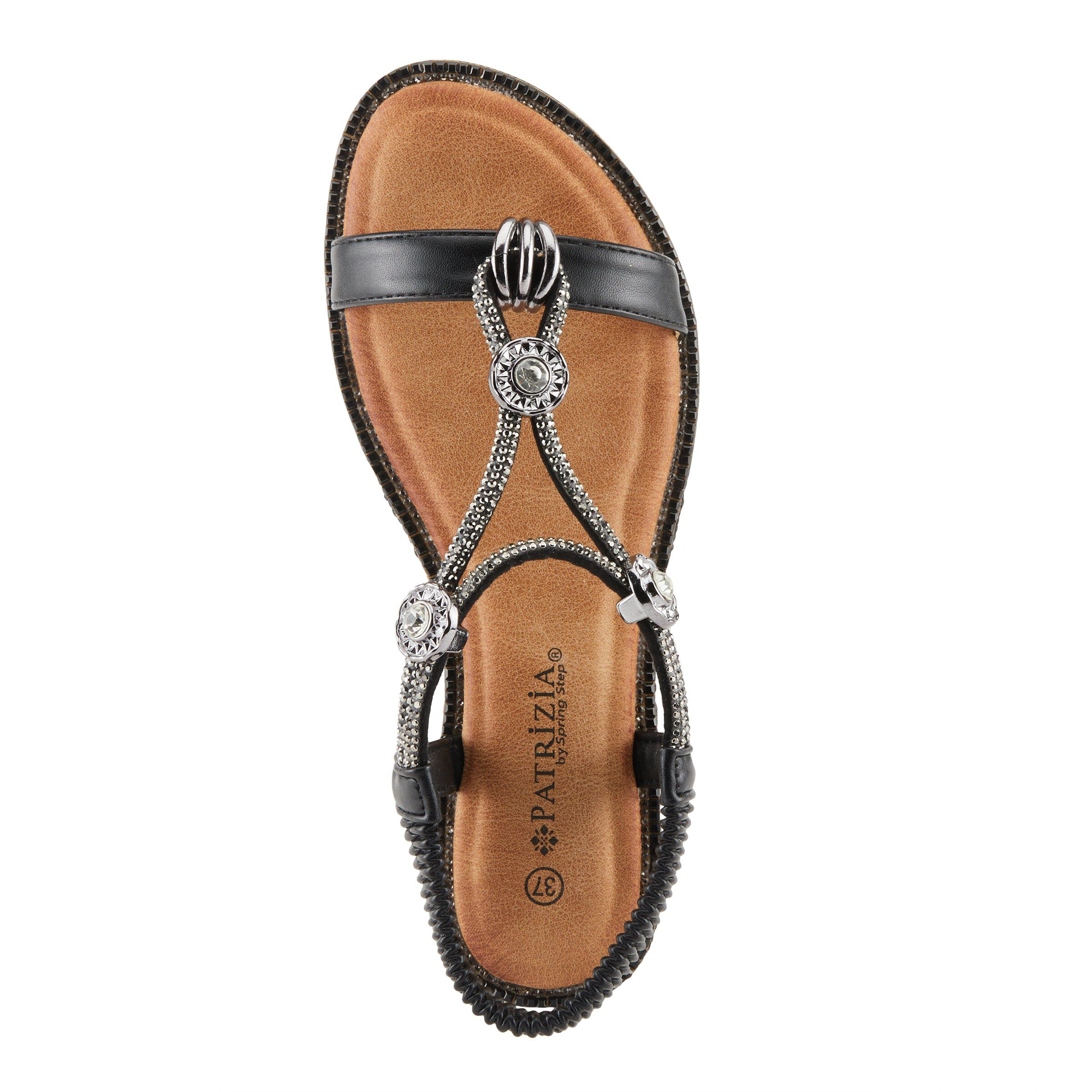 Charmer Flat Sandal, BLACK, alternate image number 3