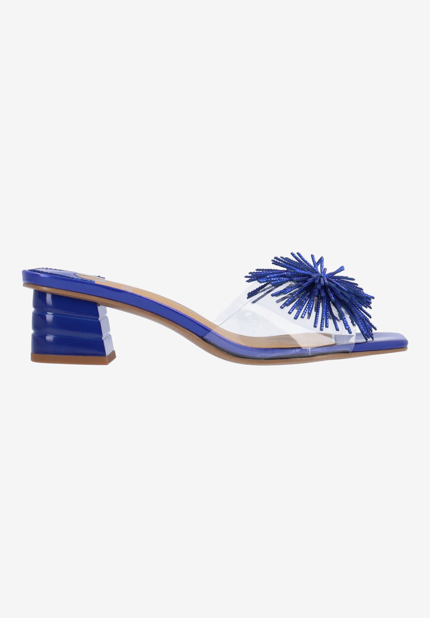 Ozara Slip-On Sandal, CLEAR ROYAL, alternate image number 4