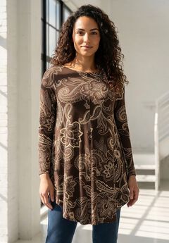 Plus Size Boat Neck Sweaters