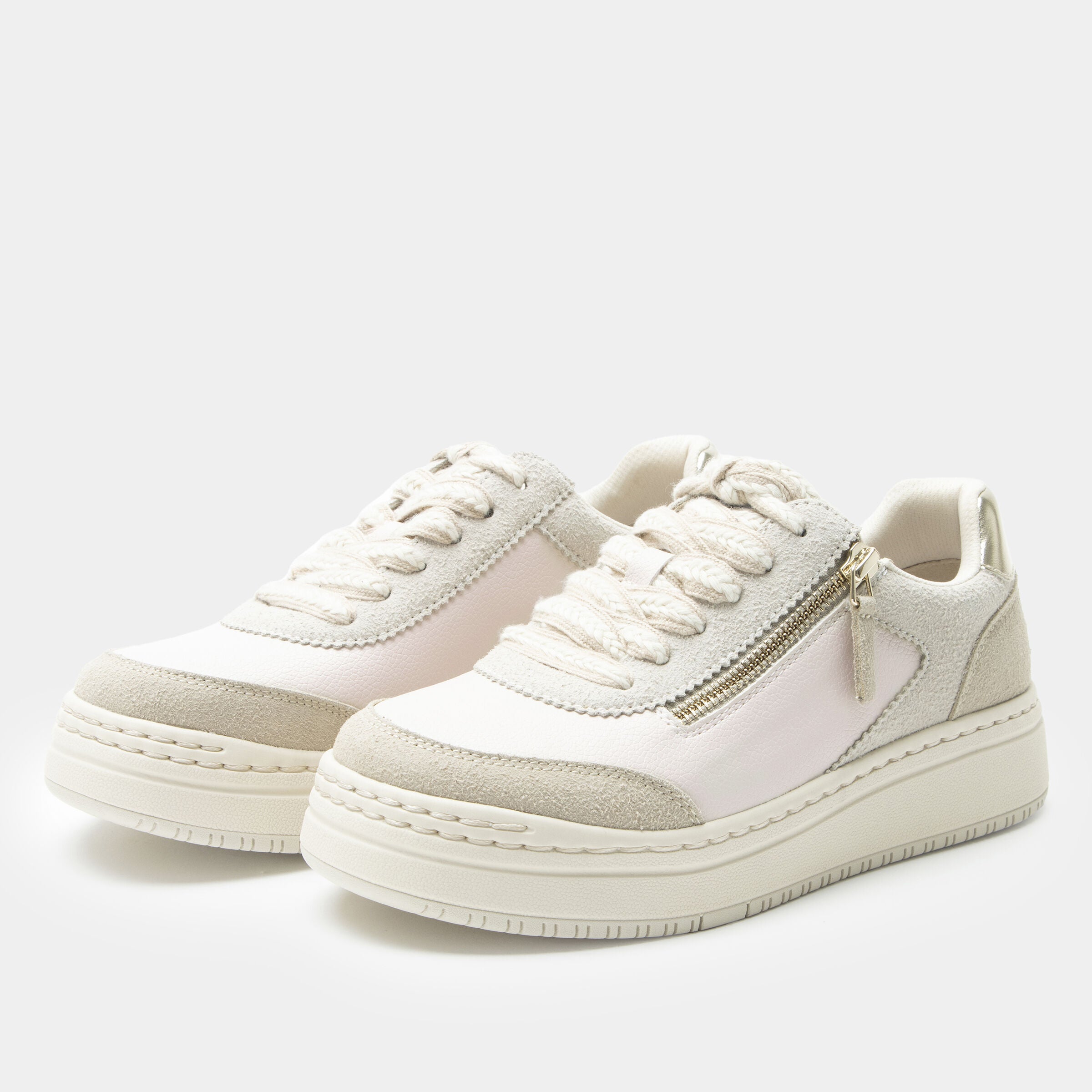 Averie Zipper Platform Sneaker, BEIGE, hi-res image number 0