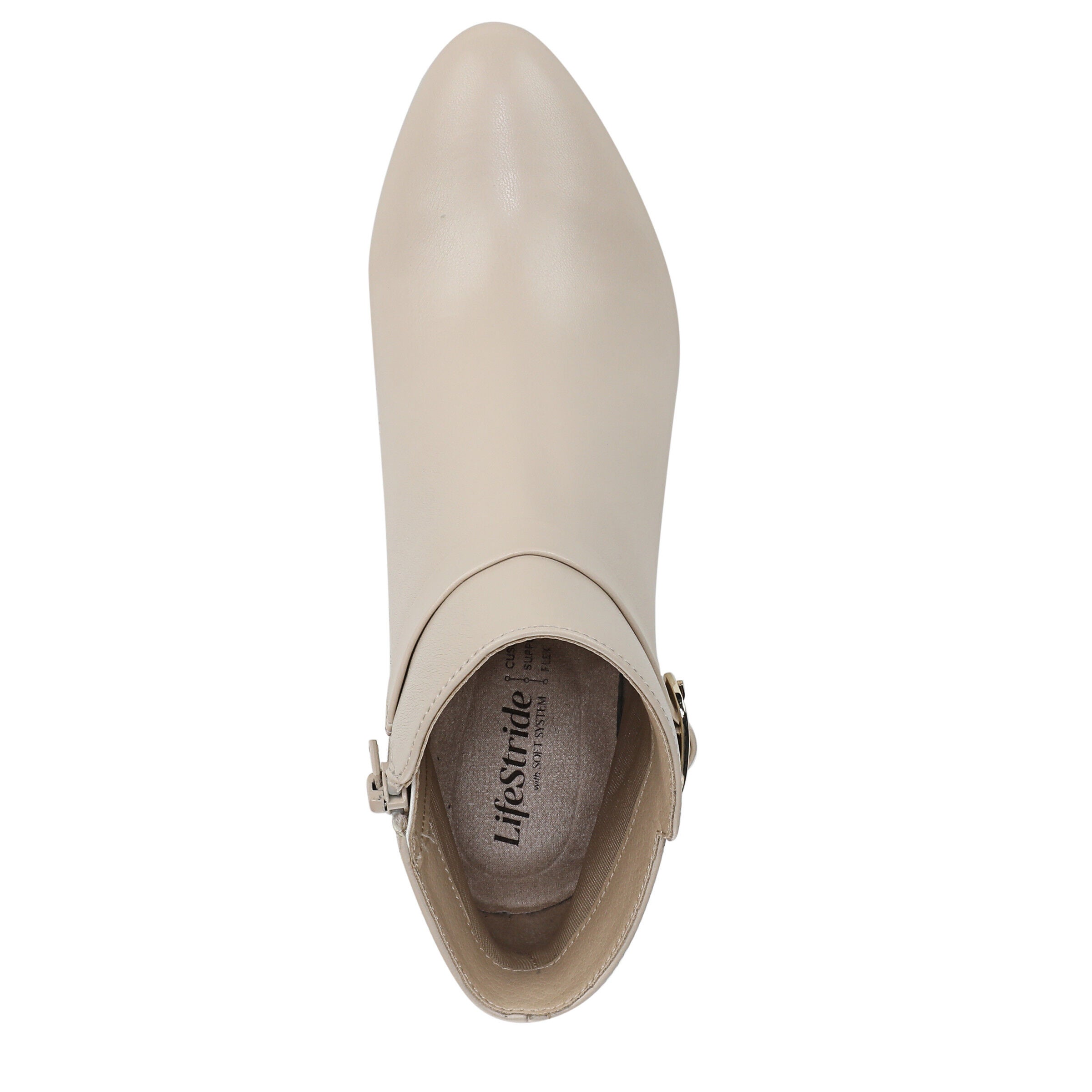 Guild 3 Ankle Bootie, ALMOND MILK LEATHER, alternate image number 6