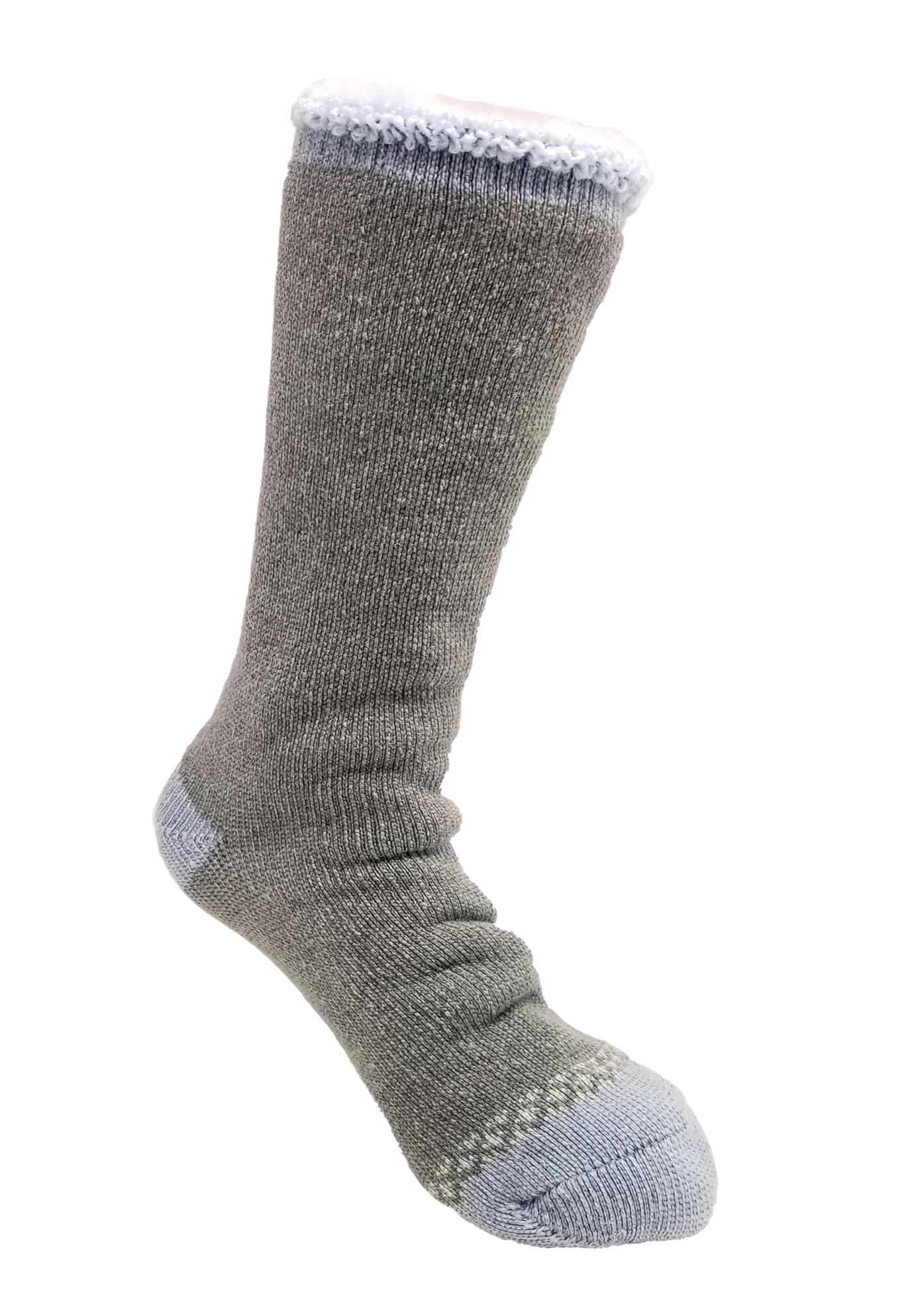 Solid Color Thermal Socks, GREY BLUE, hi-res image number 0
