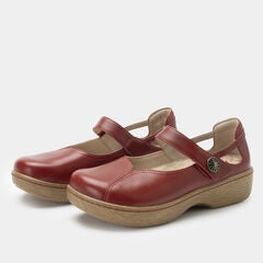 Onika Wood Grain Mary Jane Shoe